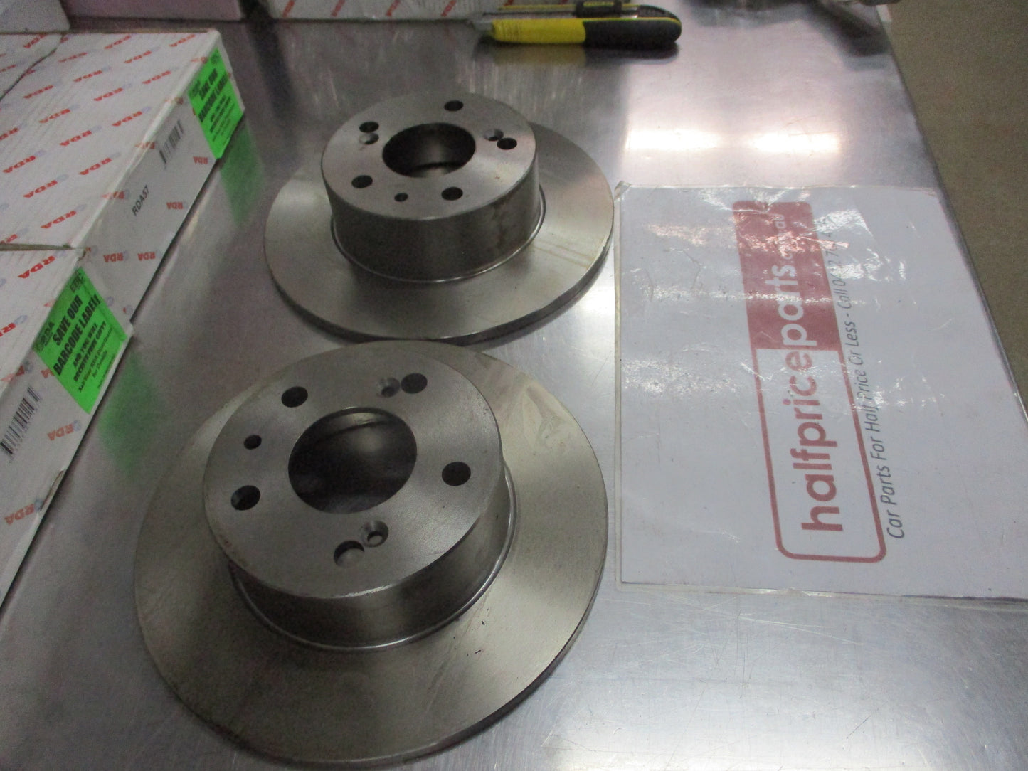 RDA Rear Disc Brake Rotors (Pair) Standard Suits Citroen CX 2200 New Part