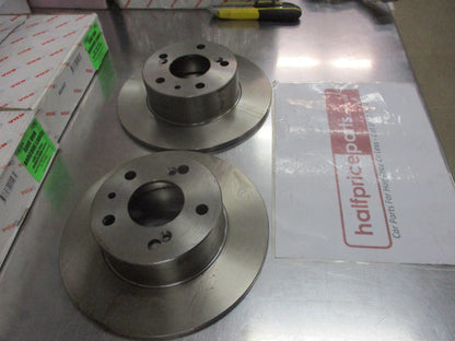 RDA Rear Disc Brake Rotors (Pair) Standard Suits Citroen CX 2200 New Part