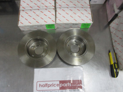RDA Rear Disc Brake Rotors (Pair) Standard Suits Citroen CX 2200 New Part