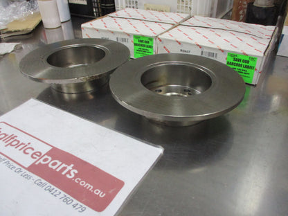RDA Rear Disc Brake Rotors (Pair) Standard Suits Citroen CX 2200 New Part