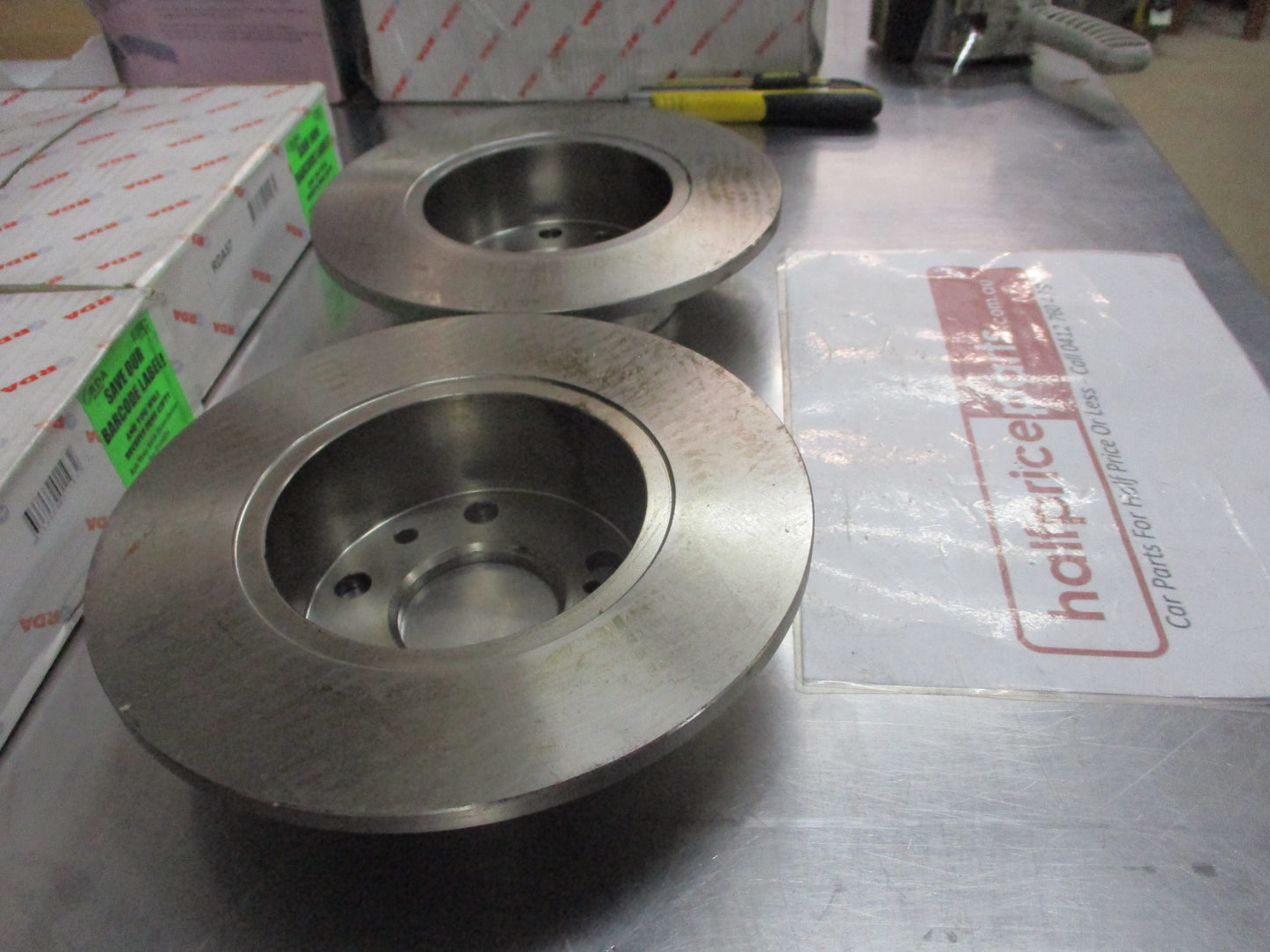 RDA Rear Disc Brake Rotors (Pair) Standard Suits Citroen CX 2200 New Part