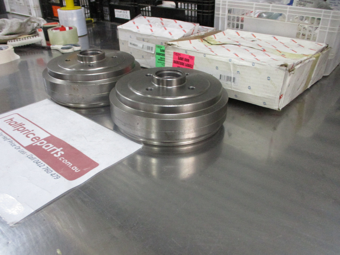 RDA Rear Brake Drums (Pair) Suits Renault Feugo New Part