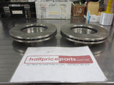 RDA Front Disc Brake Rotors (Pair) Standard Suits Infiniti Q45 Import New Part