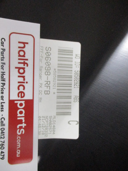 EGR Ford PX Ranger Front Lower Left And Right  Flare Replacements New Part