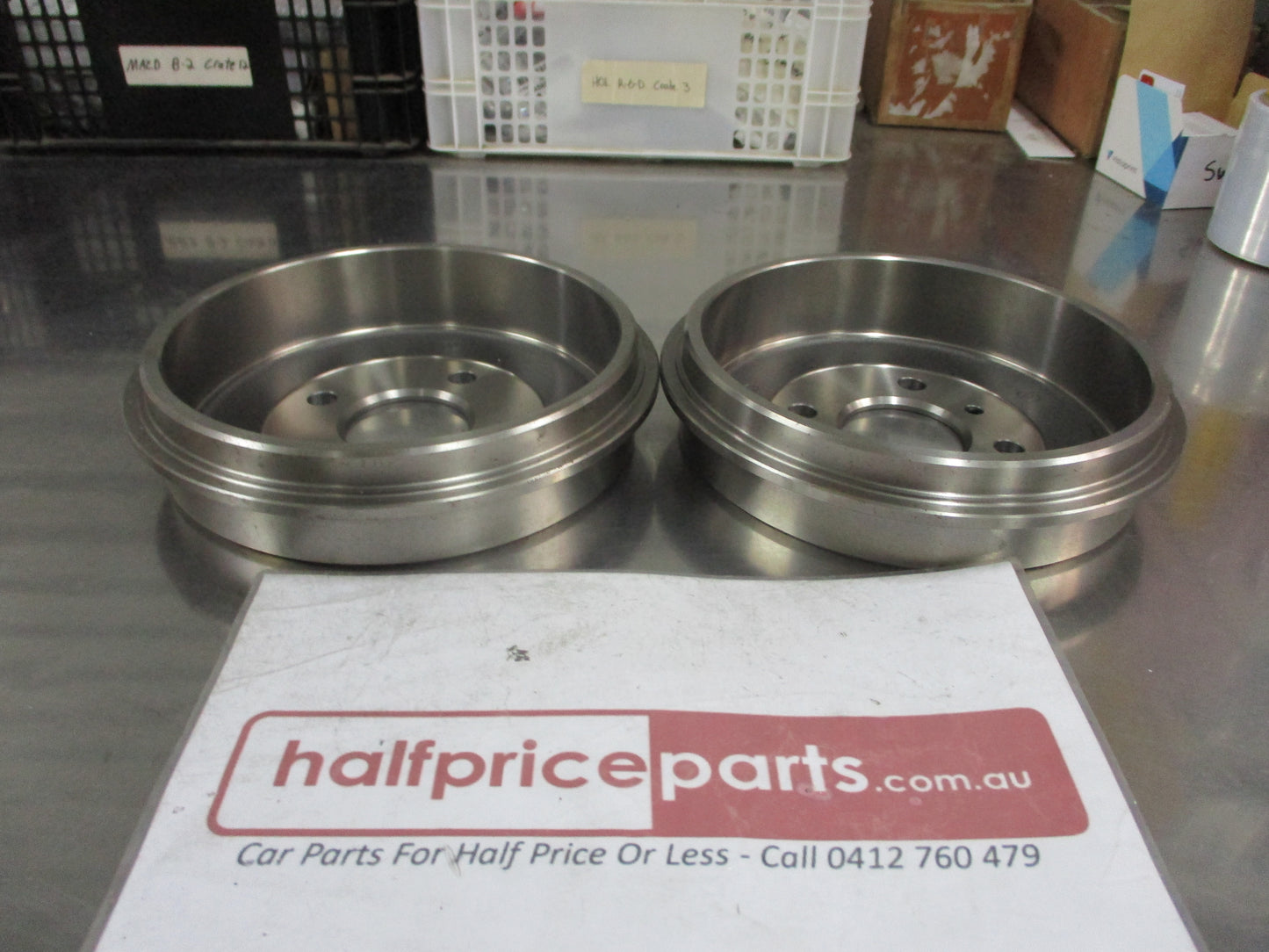 RDA Rear Brake Drums (Pair) Suits Volvo 440/460/GLT/GLE New Part