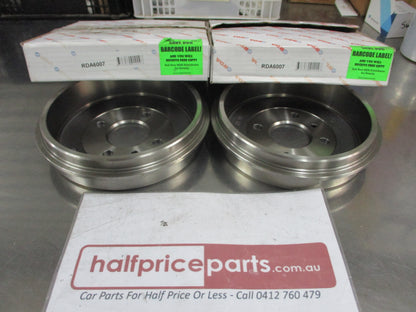 RDA Rear Brake Drums (Pair) Suits Volvo 440/460/GLT/GLE New Part