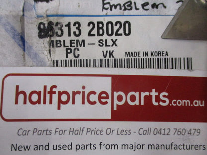 Hyundai Santa Fe Genuine Chrome Emblem (SLX) New Part