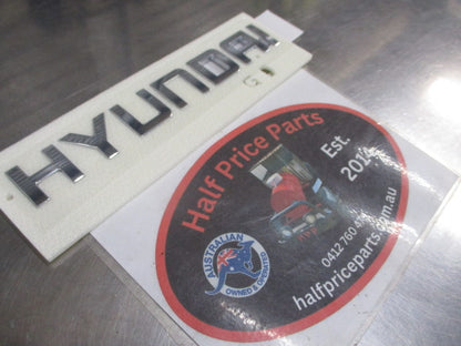 Hyundai I30 GD Genuine Rear Boot/Hatch Chrome Emblem New Part