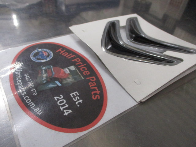 Citroen C4 Cactus Genuine Rear Chrome Black And Chrome Boot Emblem New Part