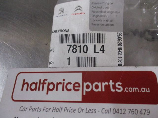 Citroen C5 Genuine Chrome Rear Tail Gate Chrome Boot Lid Emblem New Part