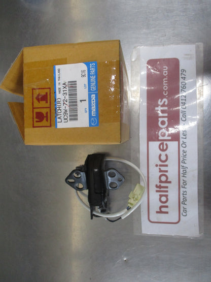 Mazda UP BT-50 Cab Plus Genuine Right Hand Rear Door Latch Assembly New Part