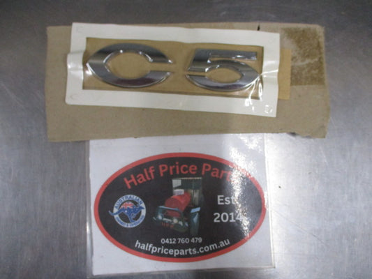 Citroen C5 Genuine Chrome Tail Gate Emblem New Part