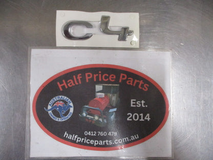 Citroen C4 Genuine Chrome Rear Boot Emblem New Part