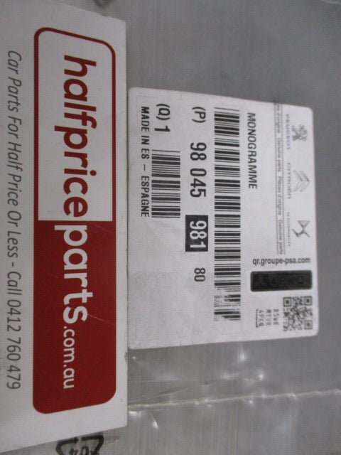 Citroen C4 Genuine Chrome Rear Boot Emblem New Part