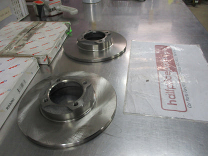 RDA Front Disc Brake Rotors Pair Suits Daihatsu Charade New Part