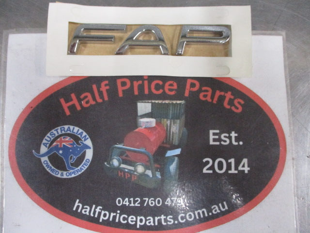 Citroen C4 FAP Genuine Chrome Emblem New Part