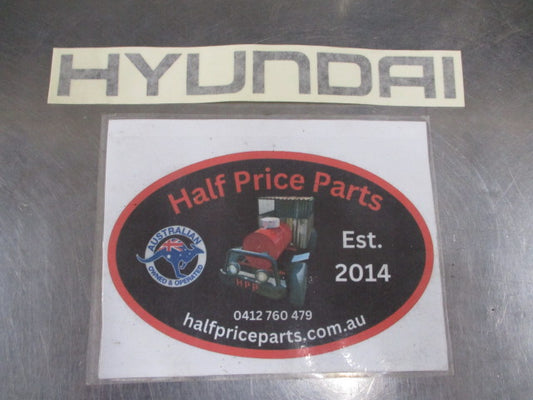 Hyundai Excel Genuine Rear Boot Lid Emblem New Part