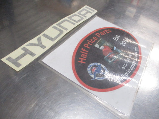 Hyundai Excel Genuine Rear Boot Lid Emblem New Part