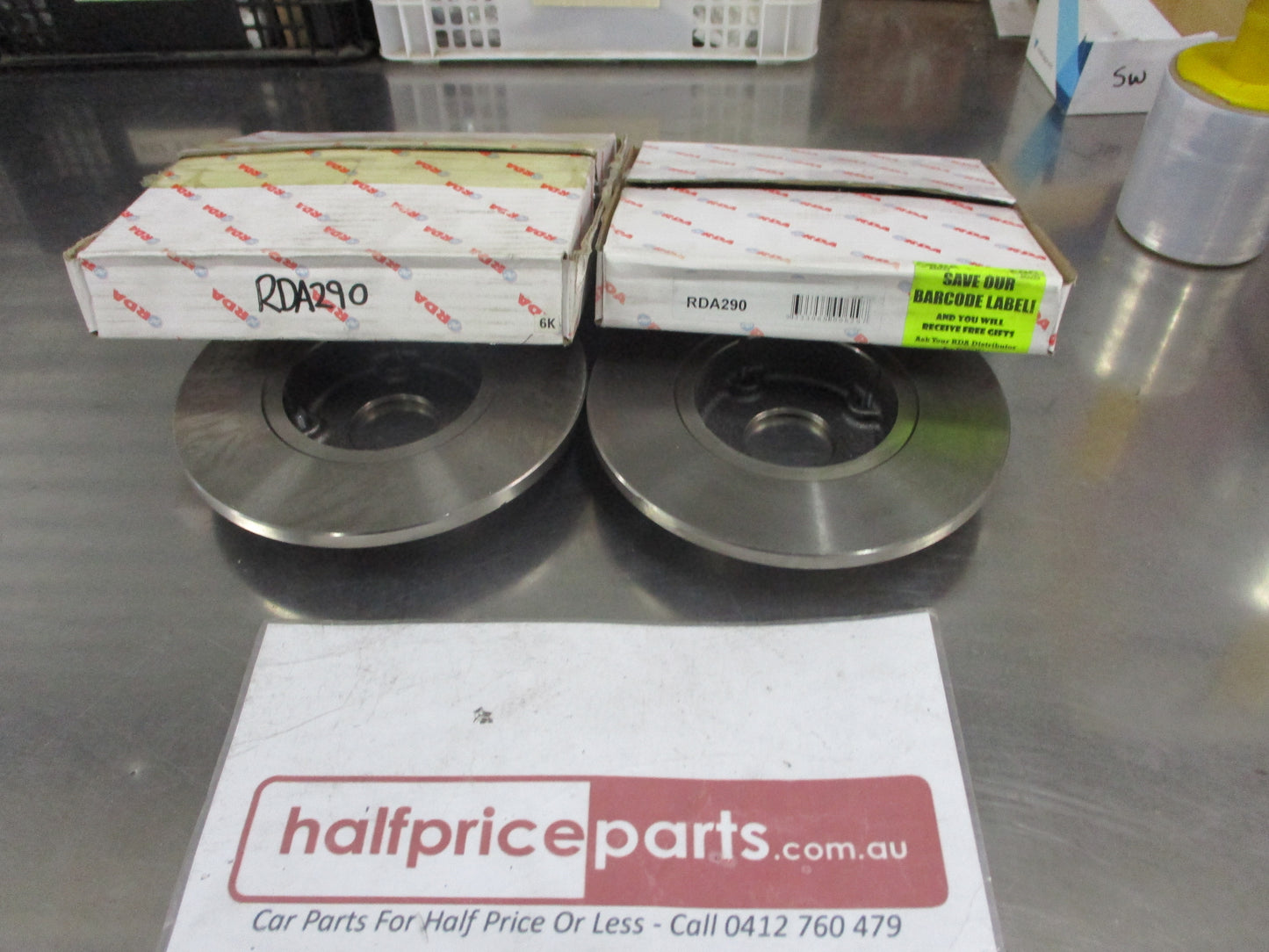RDA Front Disc Brake Rotors (Pair) Suits Daihatsu Charade G11 New Part