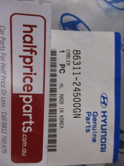 Hyundai Excel Genuine Rear Boot Or Hatch Emblem New Part