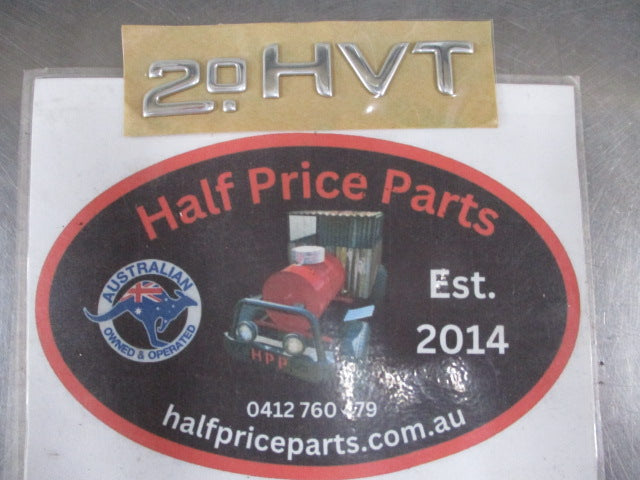 Hyundai Elantra Genuine 2.0L HVT Rear Badge New Part