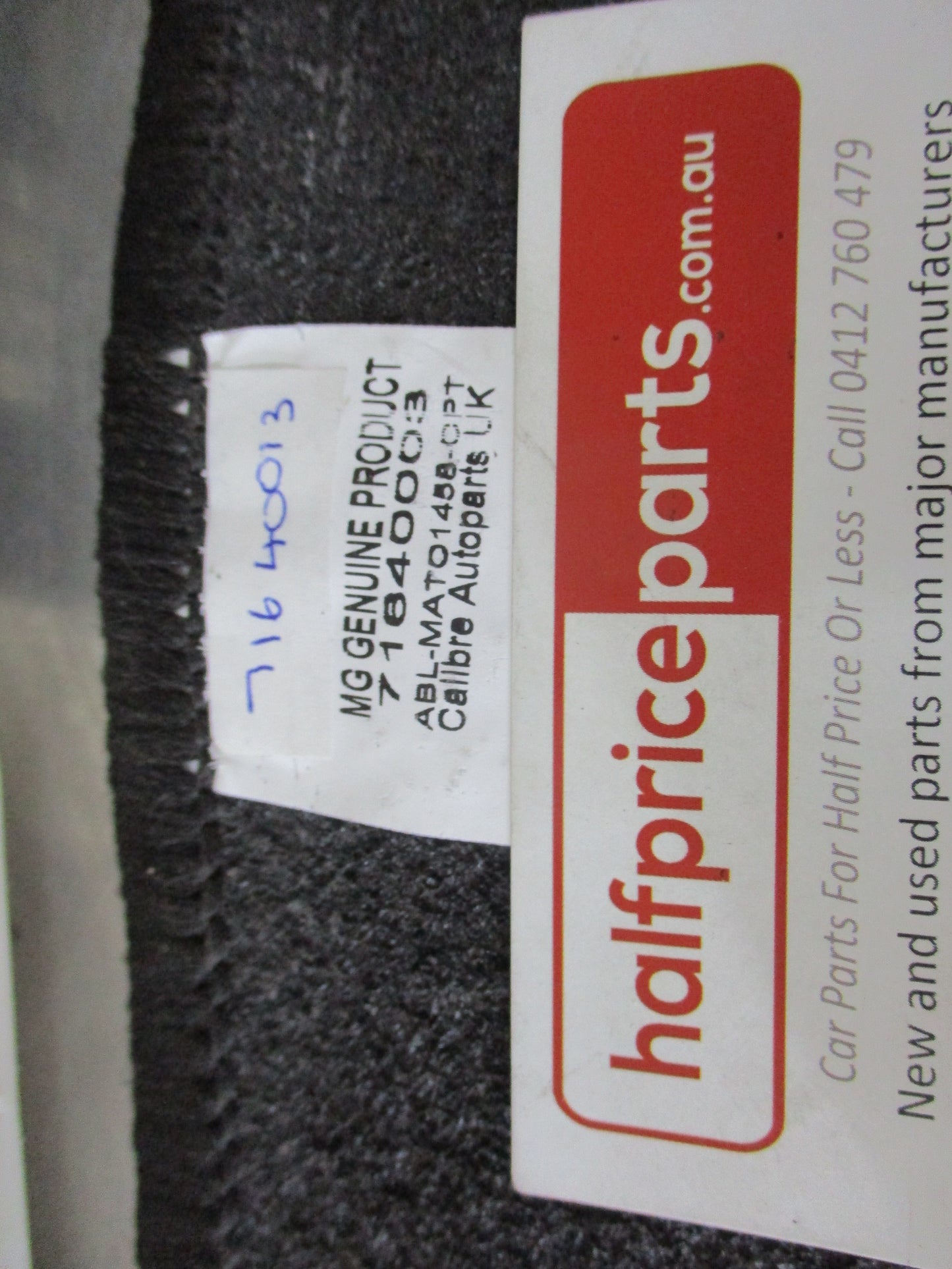 MG HS Plus EV Genuine Rear Boot Carpet New Part