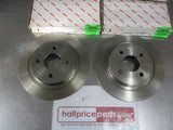 RDA Rear Disc Brake Rotors (Pair) Standard Suits Ford Sierra Cosworth 2WD New Part