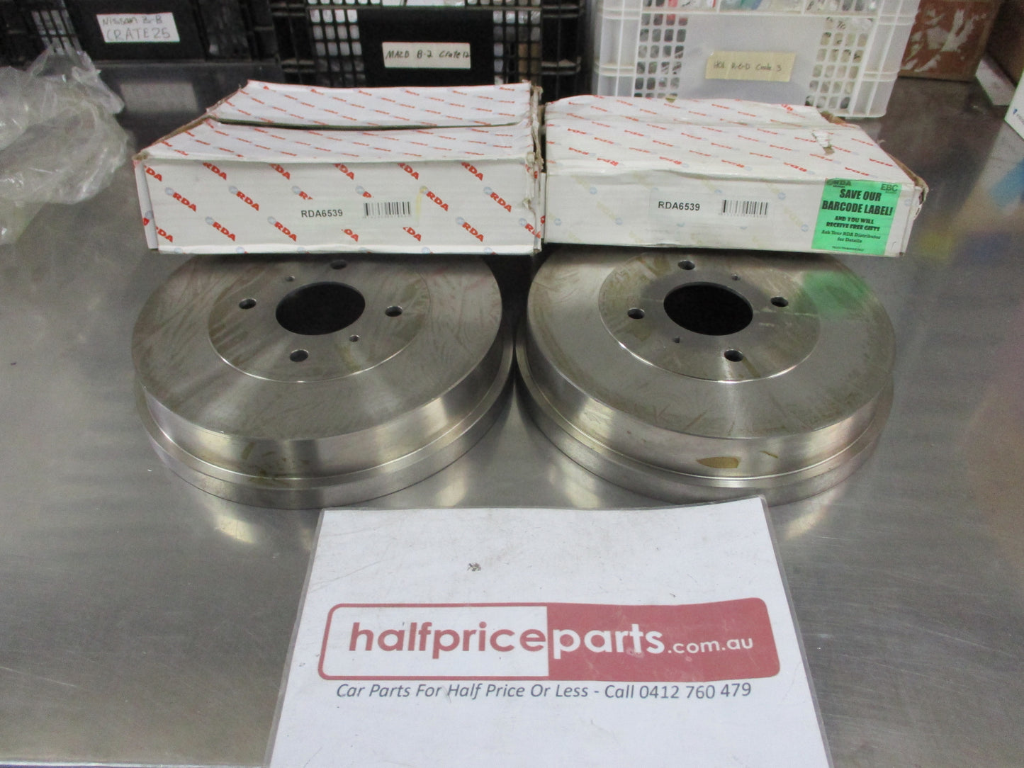 RDA Rear Brake Drum (Pair) Suits Serena AC23 New Part