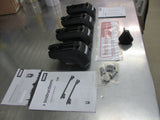 Thule Raised Rail Evo Cross Bar Set 4 Black Feet New Part