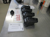 Thule Raised Rail Evo Cross Bar Set 4 Black Feet New Part