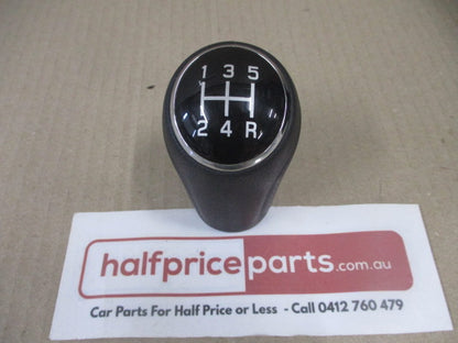 Suzuki Jimny/Ignis Genuine 5 Speed Leather Gear Knob (Black Chrome)New Part