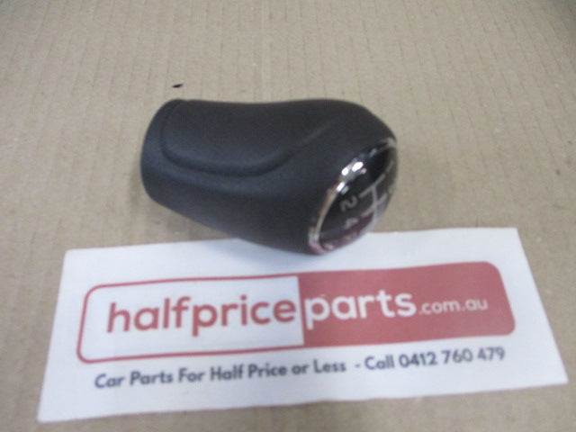 Suzuki Jimny/Ignis Genuine 5 Speed Leather Gear Knob (Black Chrome)New Part