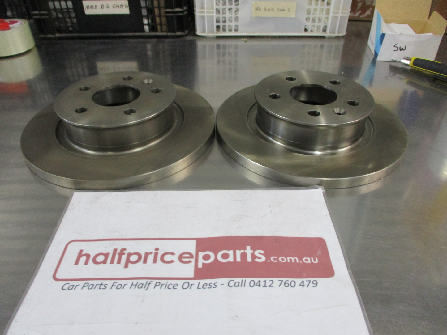 RDA Front Disc Brake Rotors (Pair) Standard Suits VW Transporter New Part