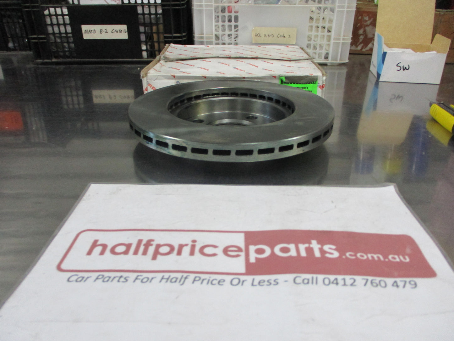 RDA Front Disc Brake Rotor (Single) Standard Suits Audi 100 New Part