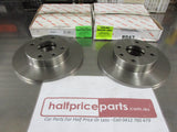 RDA Front Disc Brake Rotors (Pair) Standard Suits Holden RB Gemini FWD New Part