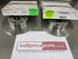 RDA Front Disc Brake Rotors (Pair) Standard Suits Holden RB Gemini FWD New Part