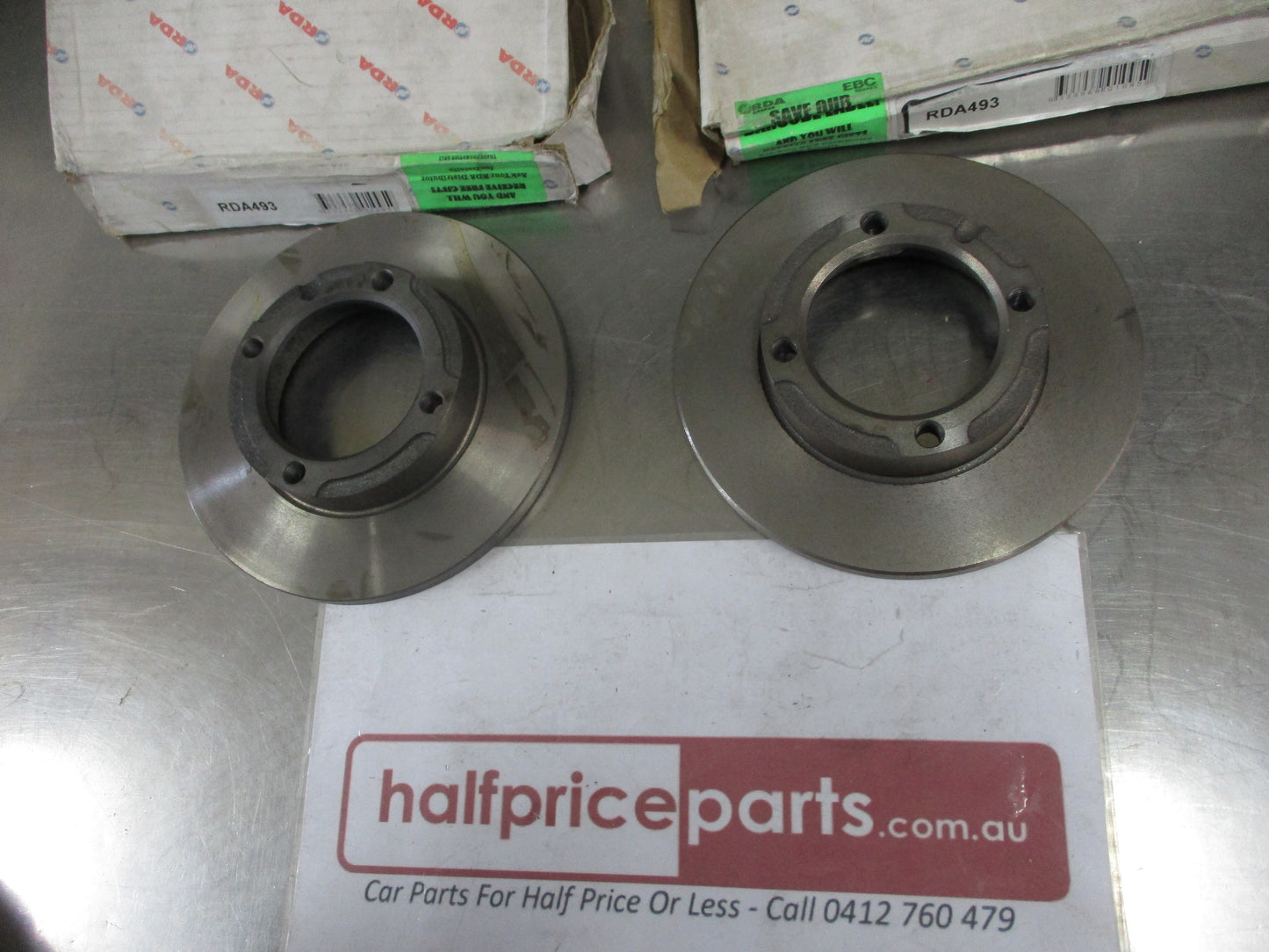 RDA Front Disc Brake Rotors (Pair) Standard Suits Daihatsu Handyvan New Part