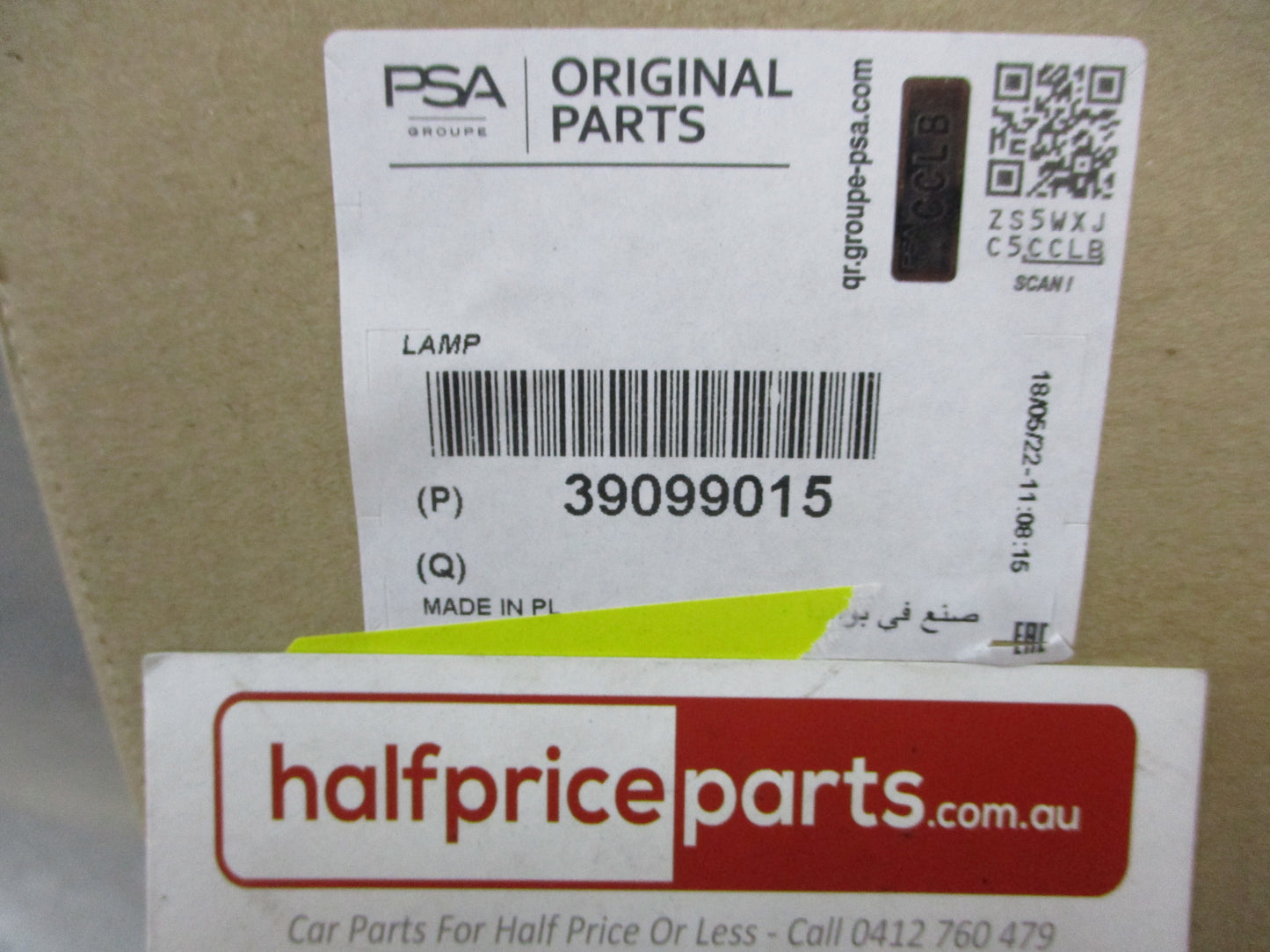 Holden Astra-K BK Genuine Right Hand Rear Tail Light New Part