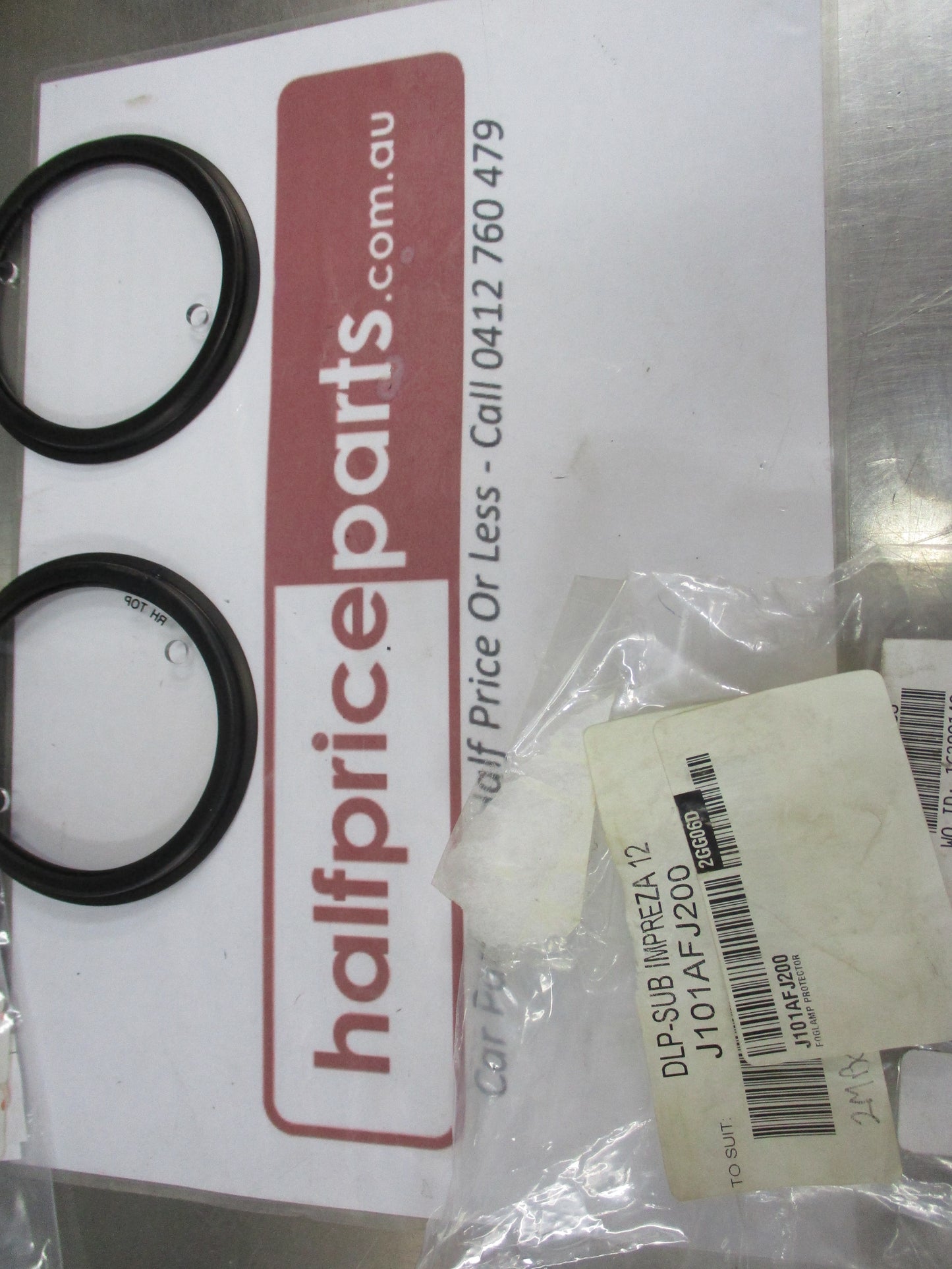 Subaru Impreza Genuine Fog Light Protector Cover Kit New Part
