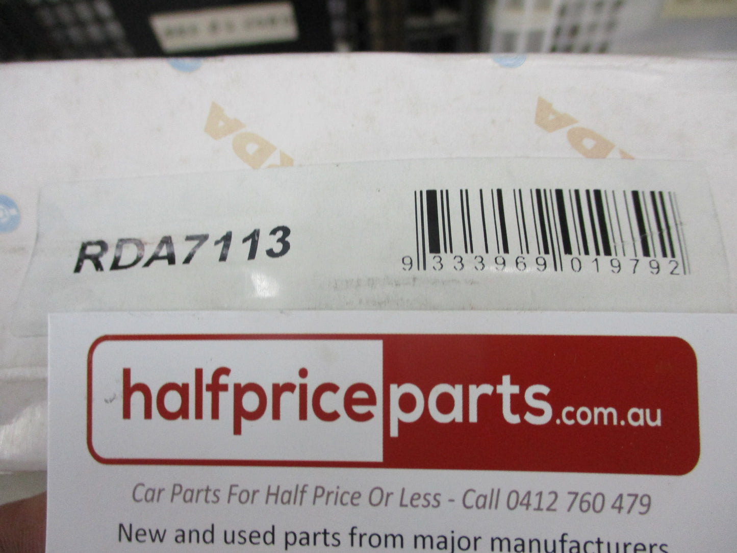 RDA Rear Disc Rotor (Single) Standard Suits Peugeot 806 New Part