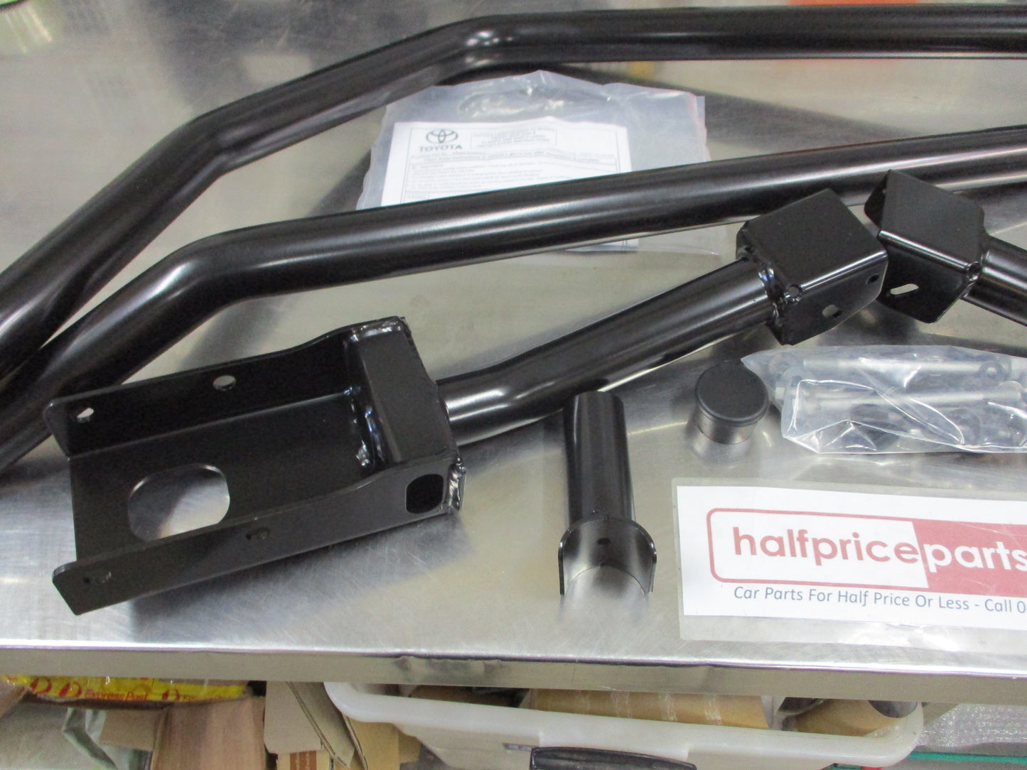 Toyota Landcruiser LC70 Genuine Front Side Rails (Suits Flares) Kit New Part