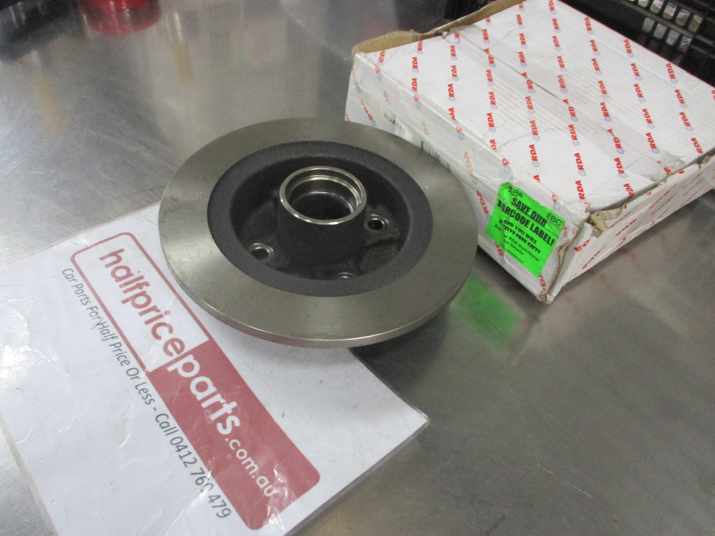 RDA Rear Disc Brake Rotor (Single) Suits Honda Prelude BA Non ABS New Part