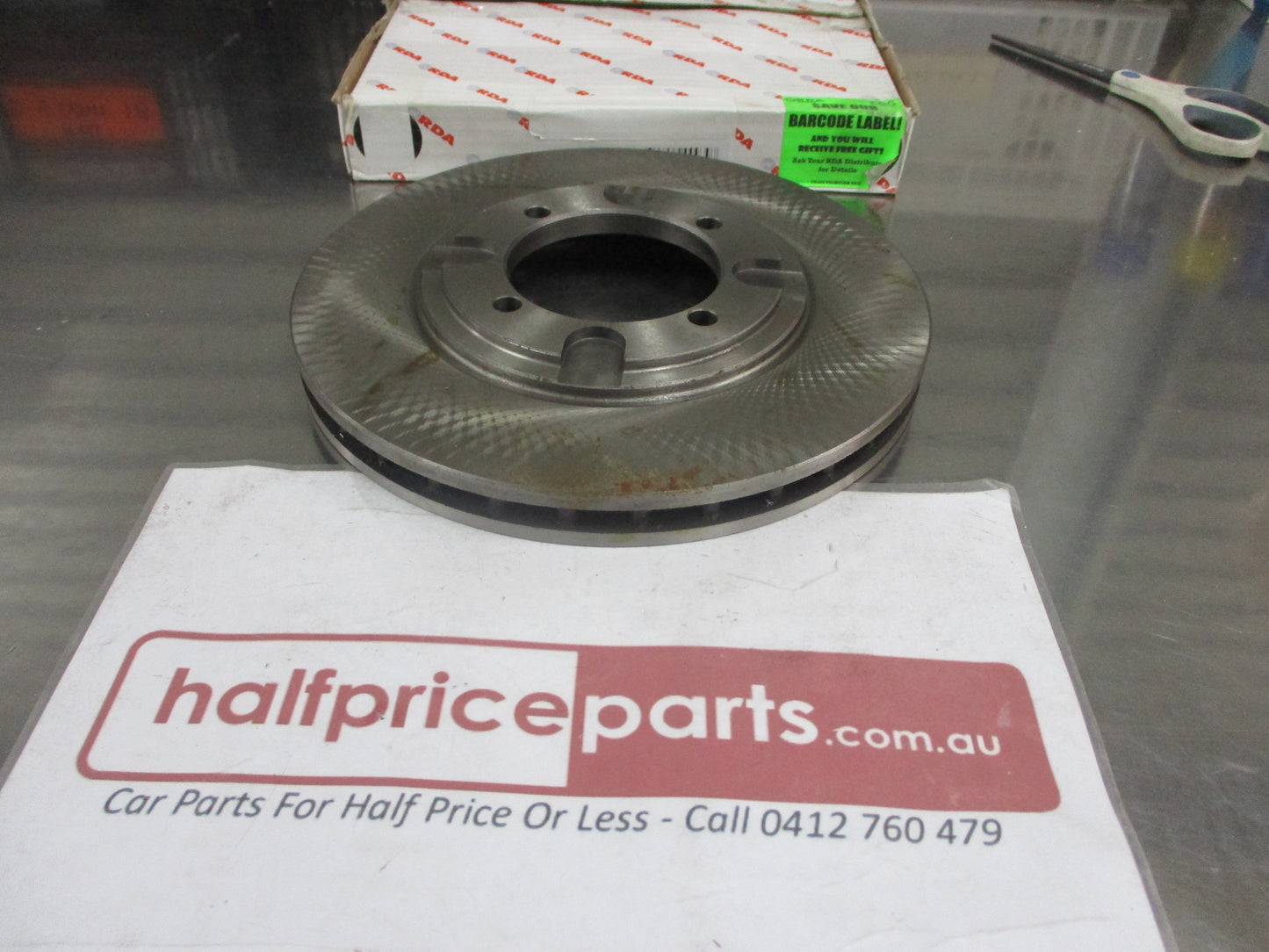 RDA Front Standard Disc Rotor (Single) Suits Mitsubishi Lancer CB 1.5-1.6Ltr New Part