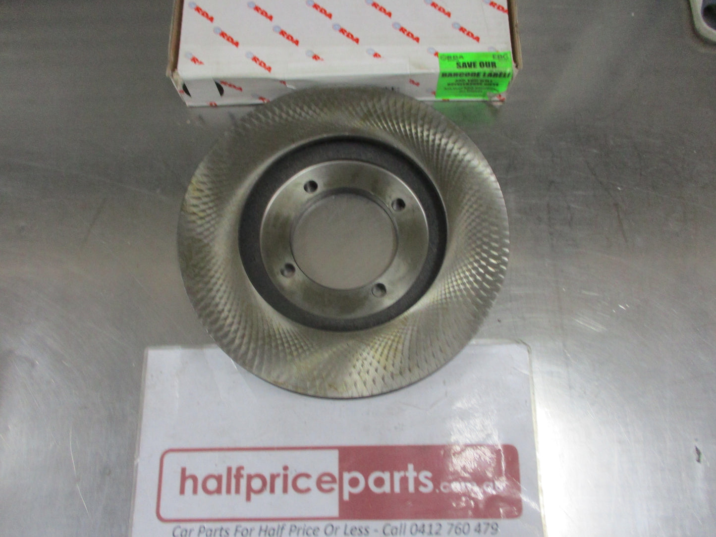 RDA Front Standard Disc Rotor (Single) Suits Mitsubishi Lancer CB 1.5-1.6Ltr New Part