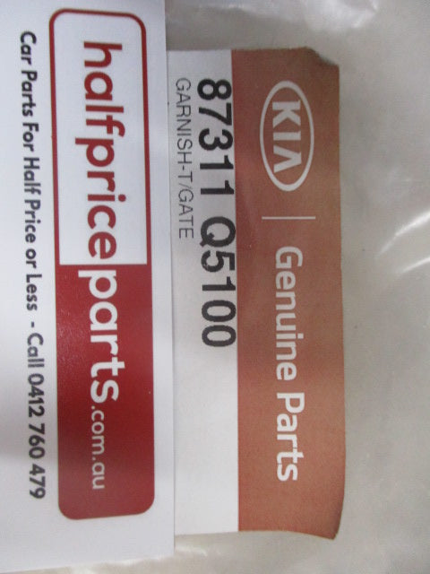 Kia Seltos Genuine Rear Tailgate Garnish New Part