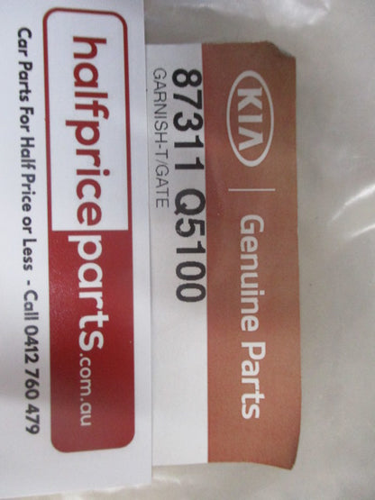 Kia Seltos Genuine Rear Tailgate Garnish New Part