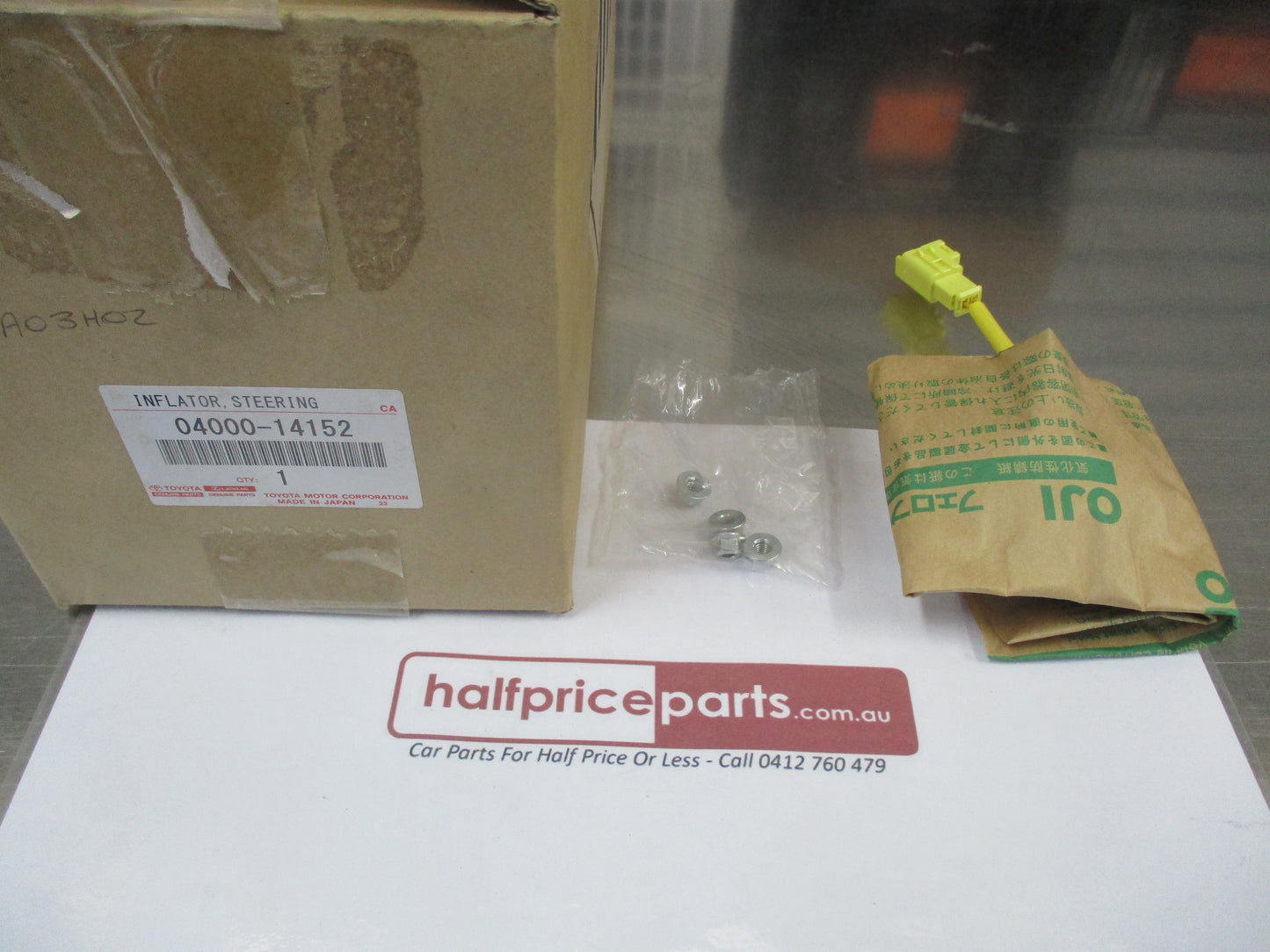 Toyota Starlet Genuine Steering Wheel Air Bag Inflator Kit New Part
