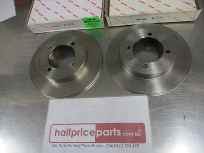 RDA Standard Rear Disc Rotors (Pair) Suits Hyundai Elantra 91-95 New Part
