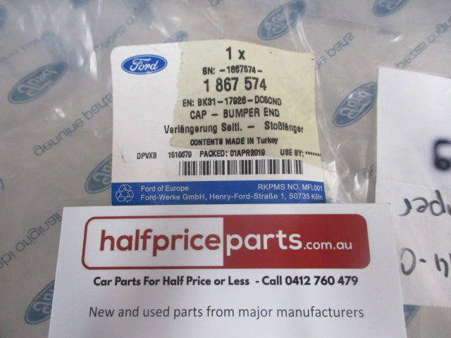 Ford Transit Genuine Right Rear Bumper End Cap Grained New Part