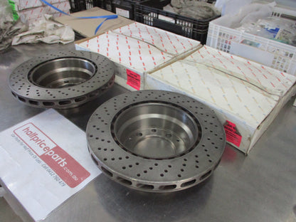 RDA Rear Disc Brake Rotors (Pair) Standard Suits Porsche 930 Turbo New Part